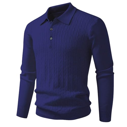 Herren Pullover Winter Warm Fleecepullover Longpullover, Polo Pullover Herren Sweatshirts Sweater Pulli Winterpullover Schwarzer Langarm Männer Herren Pullover Winter Warm Fleecepullover Longpullover, Polo Pullover Herren Sweatshirts Sweater Pulli Winterpullover Schwarzer Langarm Männer von Generic