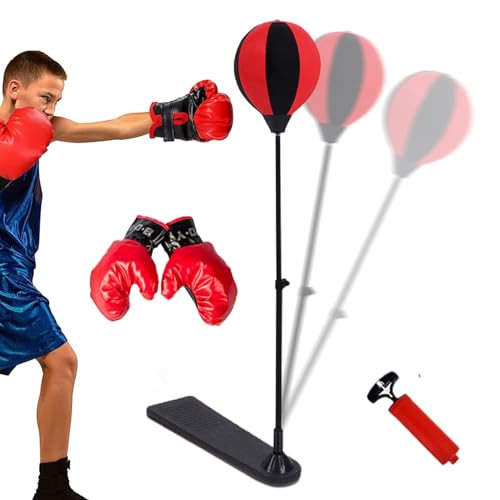 Höhenverstellbarer Boxsack – Vielseitiger Boxsack mit verstellbarer Höhe, robuster Basis, perfekt für Heimtraining, Kampfsport und Fitness, robustes und einfaches Design Höhenverstellbarer Boxsack – Vielseitiger Boxsack mit verstellbarer Höhe, robuster Basis, perfekt für Heimtraining, Kampfsport und Fitness, robustes und einfaches Design von Generic