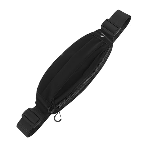 Hüfttasche, Multifunktionale Hüfttasche mit Reflektierendem Design, Breite Anwendung, Langlebiger Verstellbarer Riemen für Reisen (Black) von Generic