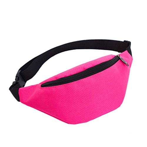 Hüfttaschen Outdoor Tasche 2019 Sports Pouch lässige Kurier-Schultertasche Unisex Hüfttaschen Für Männer (Pink, One Size) von Generic