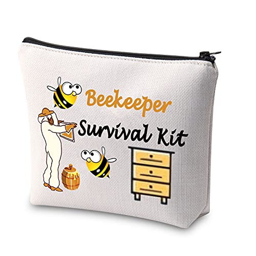 Imker Survival-Kit Honigbiene Make-up Tasche Imker Geschenk Imker Geschenk Imker Bienenzucht Reise Reißverschluss Tasche Honigbiene Tasche Etui Geschenk für Bienenzüchter von Generic