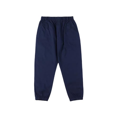 Jogginghose Baggy Teens Jungen - Sporthose Kinder Lang Bequeme Sweatpants Loose Fit Mit Weitem Bein Freizeithose Mit Kordelzug & Taschen Lässig Lockere Atmungsaktiv Freizeit Streetwear Kordelzug von Generic