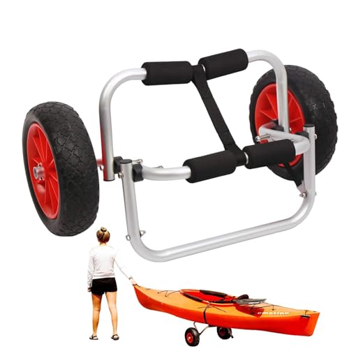 Kajak Kajak-Trolley, robust und stark, für einfachen Transport von Kajak oder Kanu von Generic