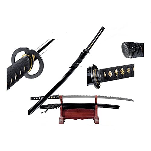 Katana Schwert scharf echt zum Training Metall Stahl 1045 Samurai 100% handgefertigt Nur für Erwachsene - 18 Jahre erforderlich SW-9261 von 57 SPECIAL REPLICAS