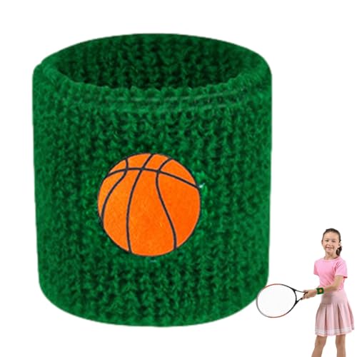 Kinder-Armbänder – Atmungsaktive Kinder-Handgelenkbandage, tragbares Sporthandband | Feuchtigkeitsableitende Sportarmbänder, schweißabsorbierende Armbänder für Tennis, Basketball, Fußball, Laufen, 2,3 von Generic