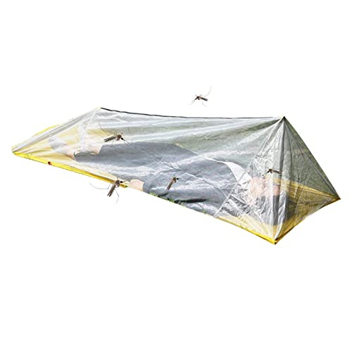 Kleines Campingzelt 1 Person, Ultraleichte Einzelperson Camping Wandern Mesh-Zelte, Single Net Yarn Tent Kompaktes Outdoor-Mesh- von Generic