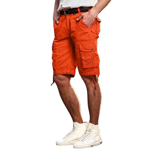 Kurze Hosen Herren Cargo Chino Jeans Kurze Hosen Stretch Jogger Cargo Shorts Slim-Fit Freizeithose Mit Taschen Bermuda Cargoshorts Für Männer Fitness Hose Herren Gym von Generic