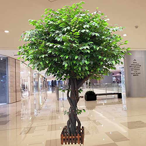 Large Landscaping Artificial Banyan Tree, Perfect Housewarming Gift Modern Wedding Indoor Outdoor Decoration Simulation Green Plants Green- 1.8x1.3m von Generic