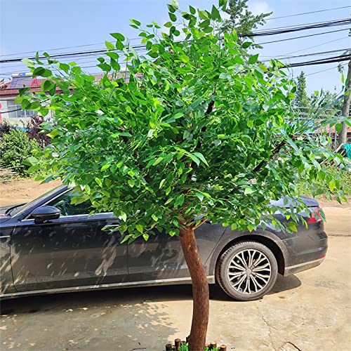 Large Simulation Plants Artificial Green Banyan Trees Interior Decoration Tree Hotel Shopping Mall Floor Living Room Green Plant Landscaping 1.8x1m/5.9x3.2ft von Generic