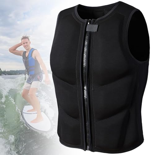 Leichte Rettungsweste für Erwachsene, Wassersportausrüstung für Kajak, Bootfahren, Bootfahren, M48-58 kg von Generic