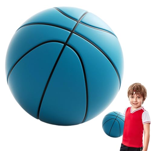 Leiser Basketball, Leiser Basketball | 3D Soft Basketball Ball Silent Ball | Hochdichter Schaumstoffball, Heller, gedämpfter Basketball für Spiel, Training, Kinder, Teenager, Erwachsene von Generic