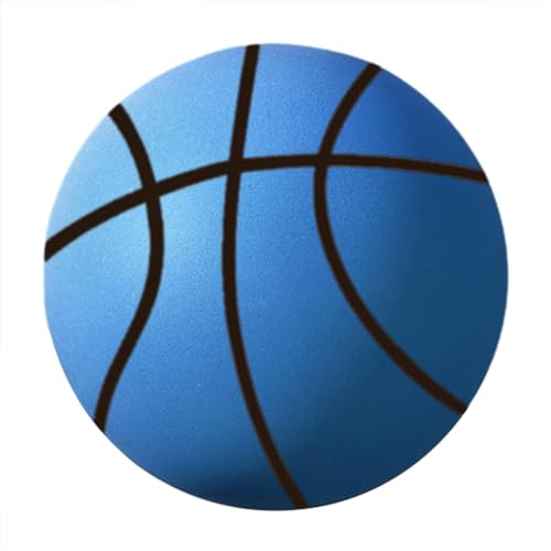 Leiser Basketball – Leiser Basketball-Dribbling für den Innenbereich, Größe 3/5, professioneller Silent-Bounce-Basketball | Geräuschfreies Spiel mit lebendigen Farben, leichter runder Ball für verschi von Generic