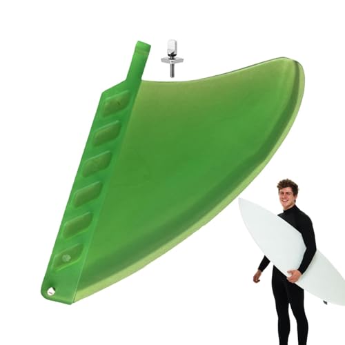 Longboard Mittelflosse,Surfbrett Longboard Heckflosse - Biegbare Paddleboard-Surfflossen Slide Surfboard-Flossen - Stand Up Paddle Board Fin Longboard Fin Surfzubehör mit Schrauben für von Generic