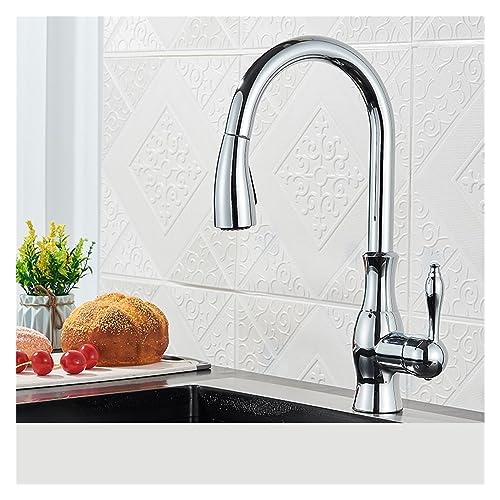 Matte Schwarze Küchenfilterte Purifikett Wasserhahn Sprühgerät Trinkwasserrotation Reinigungsmischer (Farbe: Typ A-Chrom) Hahn von Generic