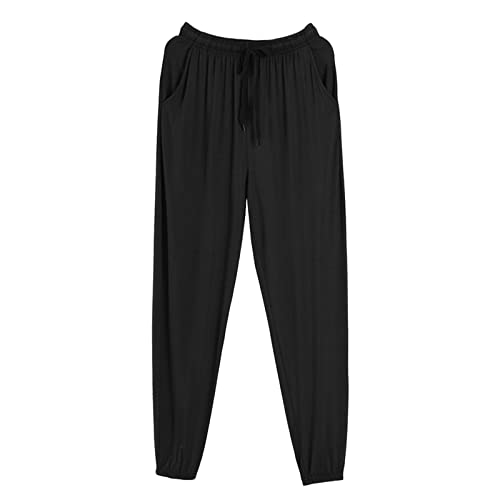 Mens Pyjama Pants Home Pants Dünne, verlängerte, übergroße, lässige, lockere Sporthose Herren Loungewear Set von Generic