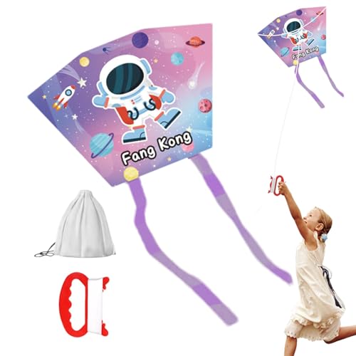 Mini-Drachen, einfach zu Fliegender Drachen, Hoch Fliegender Mini-Drachen mit Flugschnur, mit Aufbewahrungstasche, wasserdichtes Strandspielzeug für Jungen und Mädchen, niedliches Cartoon-Design von Generic