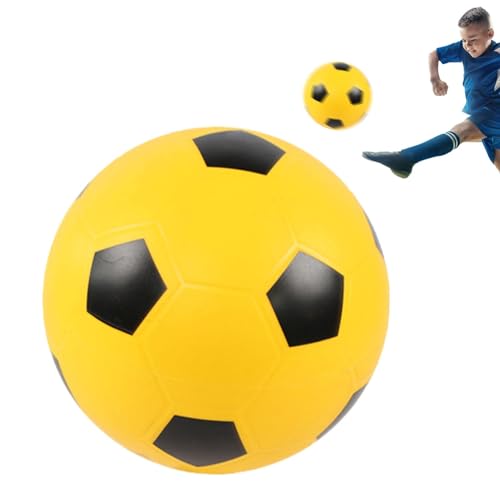 Mini Silent Soccer Ball | Weicher PVC-Fußball Für Kinder | Indoor-Fußball Für Kleinkinder Mit Hoher Dichte | Aufblasbarer Fußball Für Heimtraining, Strand, Hallenbad von Generic