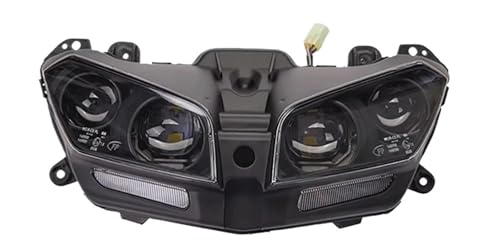 Motorrad-Scheinwerferbaugruppe Für MT09 FZ09 MT-09 2017 2018 2019 2020 Scheinwerfer -Lampe DRL Motorradscheinwerfer Plug-and-Play-Motorradlichter Wasserdichter Scheinwerfer Frontlicht von Generic