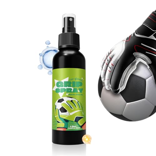 Nicht -Slip Grip Spray - Klebiger Kleber für Torhüterhandschuhe | Verbessert die Kontrolle über Fußball Baseball Baseball Gymnasium Training Sport Professional Footwear Safe Performance von Generic
