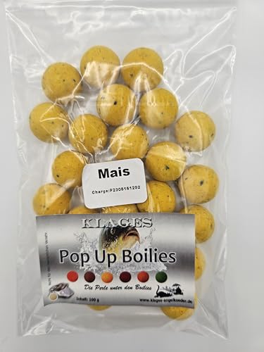 Pop Up Boilies Klages Mais Karpfenköder 100 g von Generic