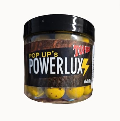 Powerlux Pop Up Top Secret Boilies Ananas 16 mm, 80 g Klages Karpfenköder von Generic