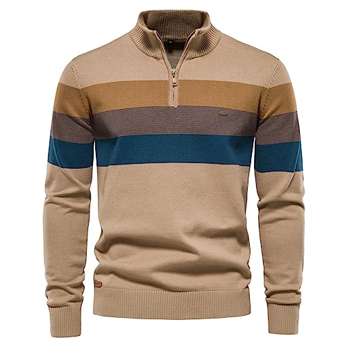 Pullover Herren Winter Warm Fleecepullover Rollkragenpullover, Kuschelpullover Herren Sweatshirts Sweater Pulli Winterpullover Schwarzer Langarm Männer von Generic