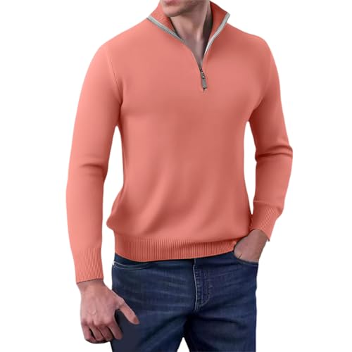 Pullover für Herren, Rollkragen Half Zip Pullover Herren Vintage Langarm Solid Große Größen Casual Outdoor Pullover Herren Winter Warm Classic Vintage Britischer Stil Half Zip Fleecepullover Herren Pullover für Herren, Rollkragen Half Zip Pullover Herren Vintage Langarm Solid Große Größen Casual Outdoor Pullover Herren Winter Warm Classic Vintage Britischer Stil Half Zip Fleecepullover Herren von Generic