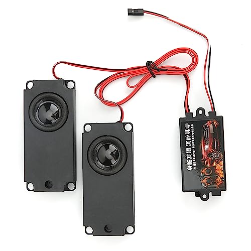 RC Sound Unit Kit, Complete Accessories Set with Sound System, Easy Installation for RC Cars, Trucks, and Bikes von Generic