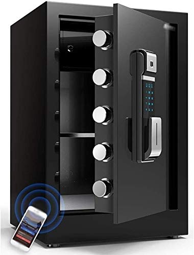 RLKHXBS Cabinet s Small s for Home Personal Cabinet s with Code and Lock with Keypad Combination Lock Can Secret Stash Money Money Adults Jewellery Organiser (Black) von Generic