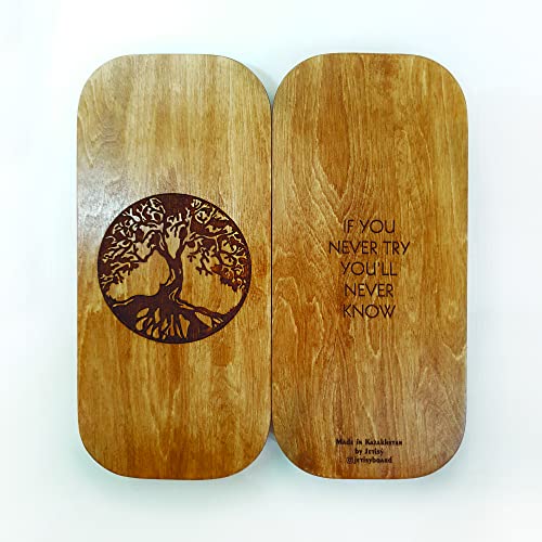 Sadhu Board für Yoga Praxis, Handgemachtes Holzbrett mit Nägeln zum Stehen auf Füßen, Sadhu Übungs-Holzbrett mit verzinkten Nägeln, Entspannungsbrett für Akupunkturmassage, Yoga Geschenk von Generic