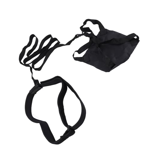 Schwimm-Fallschirm, Schwimm-Krafttrainingsgürtel-Set, Kompakt, Tragbar, für für den Wassersport (Black) von Generic