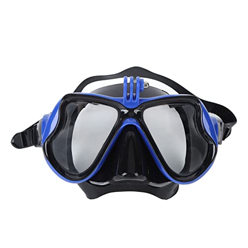 Schwimmbrille, Wasserdichte Schnorchelbrille, Kratzfest, Leicht Verstellbare Silikonbänder für Poolpartys (BLUE) von Generic
