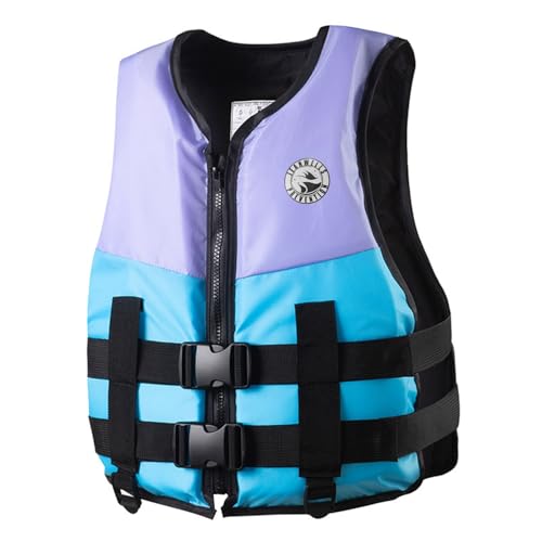 Schwimmweste Erwachsene, Rettungsweste für Erwachsene & Kinder, Auftriebsweste Schwimmhilfe Verstellbare für Sup, Kajakfahren, Surfen, Wassersport (01 Lila, S) von Generic