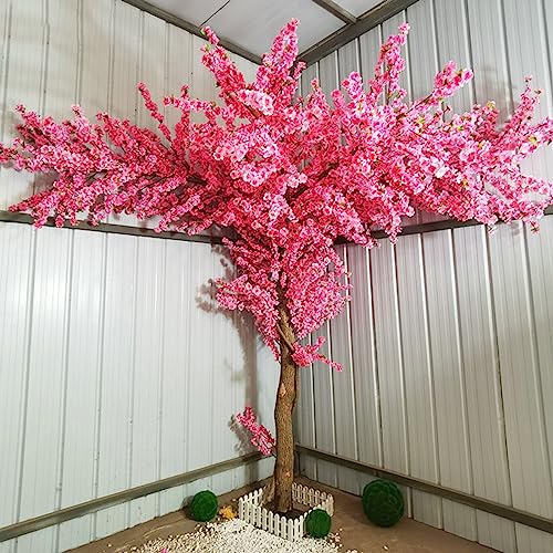 Simulation Plant, Artificial Cherry Blossom Tree, Handmade Fake Sakura Silk Flower Decoration for Office Bedroom Living Party DIY Wedding Decor 1.8x1.5m/5.9x4.9ft von Generic