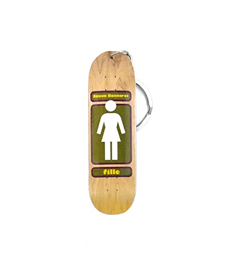 Skateboard-Anhänger aus Metall Skateboard Schlüsselanhänger (Girl Skateboards) von Generic