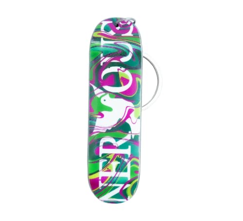 Skateboard-Anhänger aus Metall Skateboard Schlüsselanhänger (Nervous Skateboards) von Generic