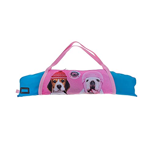 Skisack für Kinder Snowsport Ski Bag Cats/Dogs/Snowcraft 6in1 2022 (Dogs, 123cm) von Generic