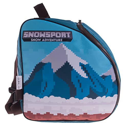 Skischuhüberzug für Kinder Skischuh-Rucksack Snowsport Ski Boot Bag Dogs/Snowcraft (SnowCraft) von Generic