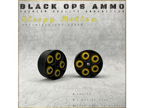 Sleepy Hollow TR68 / HDR68 Ammo Cal.68 by Black OPS Ammo for Target Shooting & Tactical Home Defence von Generic