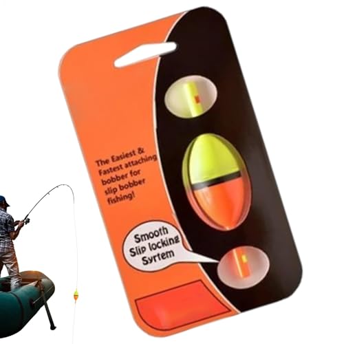 Slip Bobbers for Fishing - Ice Fishing Bobbers | Water Float Bobberrs | Ice Fishingg Water Float with Stopper | Quick-Release Floating Balls for Lake, Boat, Pier, & Freshwater von Generic