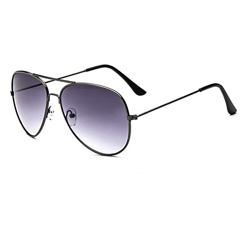 Sonnenbrille Damen Herren Objektiv Sonnenbrille Outdoor Brille,Gun-Gray von Generic