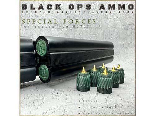 Special Forces Umarex HDS68 Ammo Cal.68 by Black OPS Ammo for Target Shooting & Tactical Home Defence von Generic