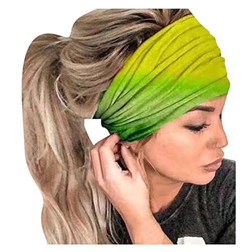 Sports Damen Stirnband rutschfeste Kopfbänder Elastische Haarbänder Sportliche Stirnband Schweißband Sommer Haarbänder für Jogging Laufen Wandern Fahrrad von Generic