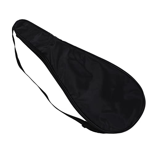 Squashschlägertasche, 1680D Oxford-Stoff, Leichte Squashschlägertasche, Squashschläger-Abdeckungstasche, Sportausrüstungstasche mit Verstellbarem Schultergurt für Unisex (Black) von Generic