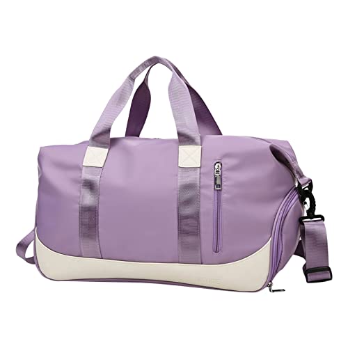 Taschen für Frauen Handgepäck Reisetasche Sporttasche Sporttasche Reisetasche für Frauen Taschen Schwarz Billig (Purple, One Size) von Generic