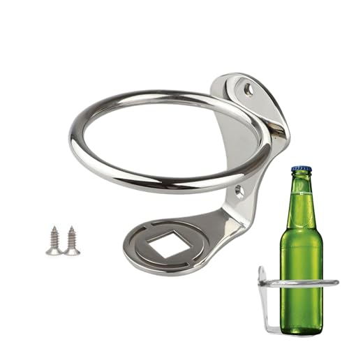 Tasse Bootsbootunterstützung - Form des Bootsmauerbechers | Bootshalter | Edelstahl -Hardware -Unterstützung Pontonmotor Homa Rail Hardware von Generic