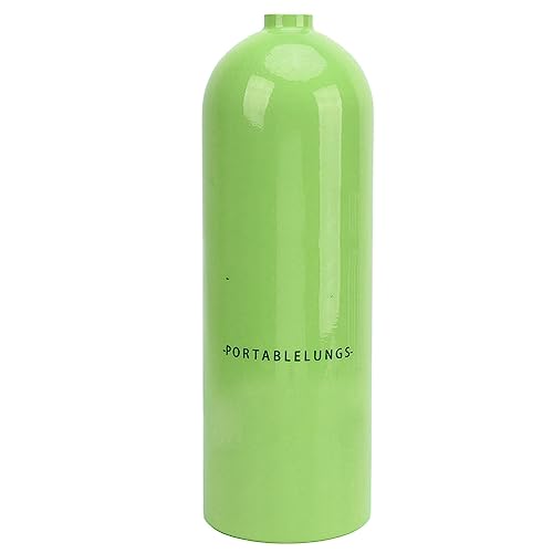 Tauchausrüstung für Tauchflaschen, Verstellbarer, Korrosionsbeständiger, Tauchflasche aus Luftfahrtaluminium mit Schutzbrille für Unterwasseraktivitäten (Green) von Generic