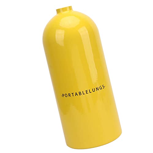 Tauchflasche für Unterwassergerät, Wiederverwendbares Tauchflaschen-Set, Schnellverschluss-Schnalle, Tragbare Kunststoff-Sprühtechnologie, DREI Filter (Yellow) von Generic