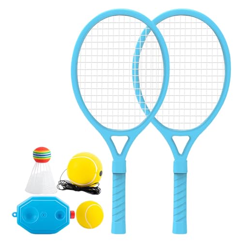 Tennis-Übungs-Rebounder, Tennistrainer für Kinder | Interaktive Spielzeug-Rebound-Ball-Tennisschläger - Verbesserung der Fähigkeiten, Tether-Tennisspiel-Übungsausrüstung für Anfänger von Generic