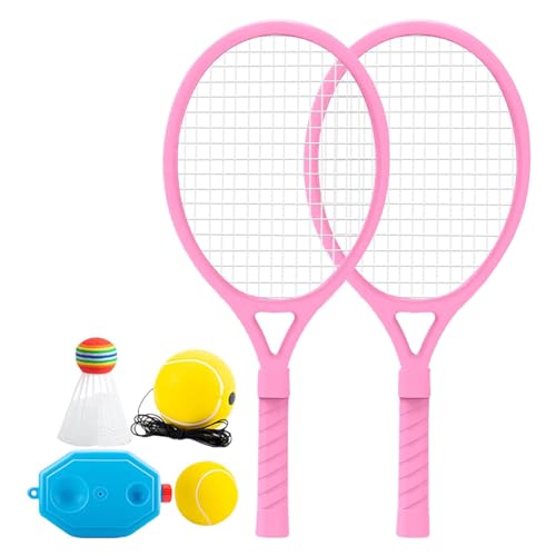 Tennistrainer-Rebound-Ball, Tennistrainer-Set | Interaktives Tennisschläger-Spielzeug mit Saitenball - Verbesserung der Fähigkeiten, Tether-Tennisspiel-Übungsausrüstung für Anfänger von Generic